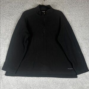 Patagonia Synchilla 1/4 Zip GorpCore Black Fleece Pullover Women’s Size L